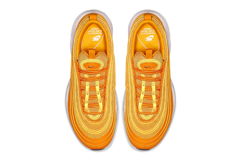Nike Air Max 97 Mustard Release Tonal yellow swoosh