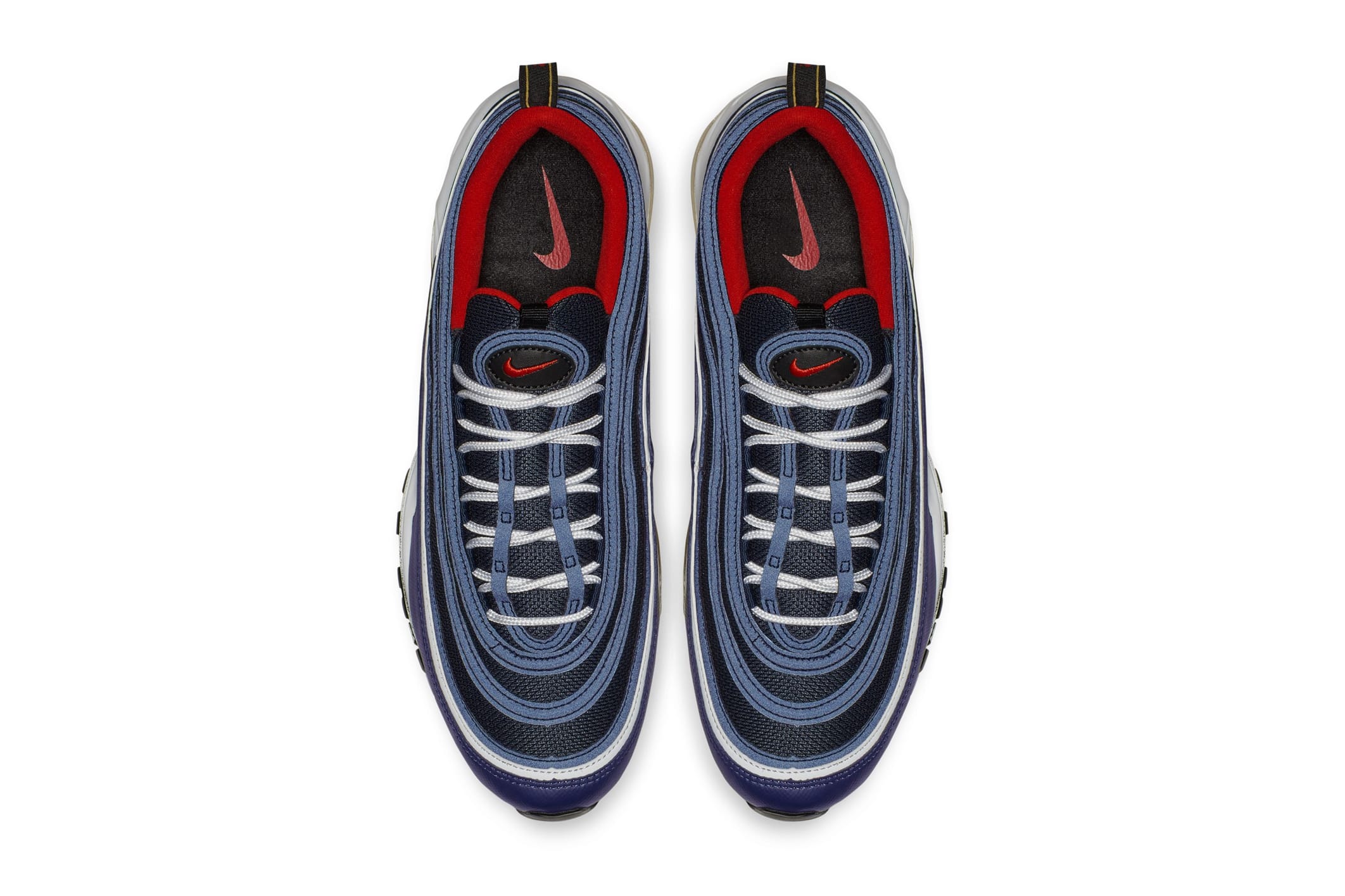 nike air max 97 navy blue and red