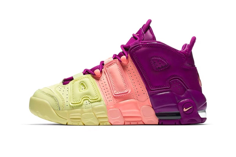 nike air more uptempo tri-color grade school
