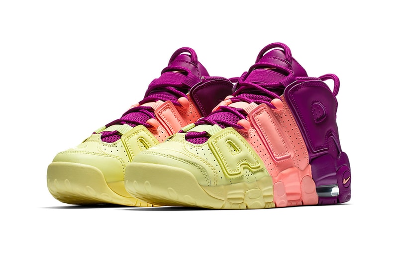nike air more uptempo tri-color grade school