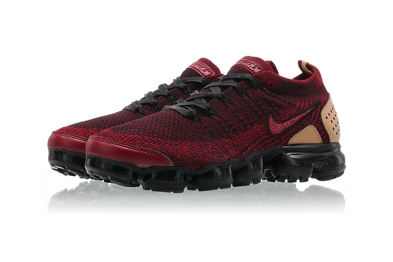 Nike Air VaporMax 2 Team Red black vachetta tan release info sneakers