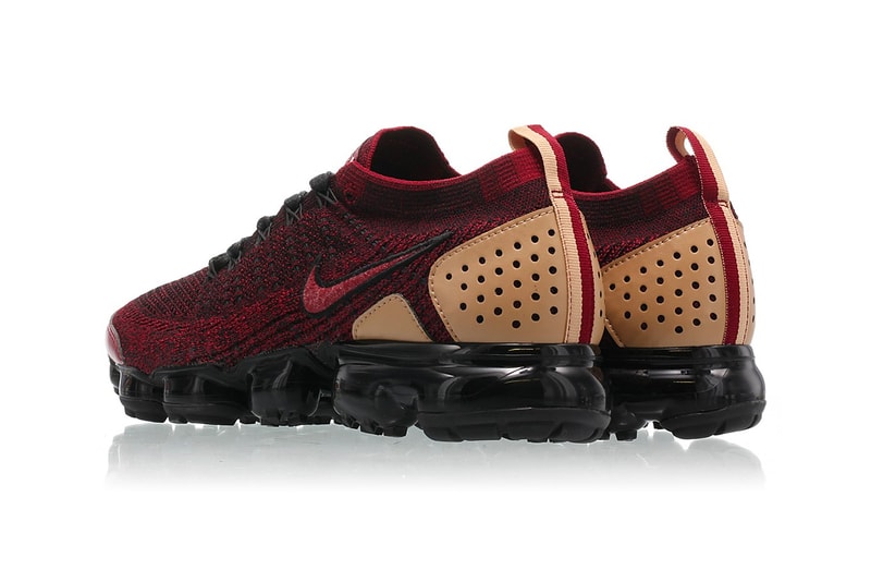 Nike Air VaporMax 2 Team Red black vachetta tan release info sneakers
