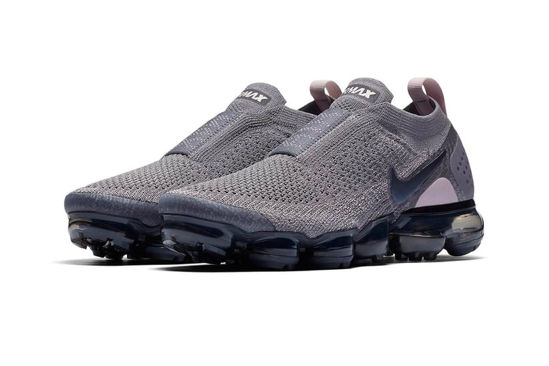 Nike Air VaporMax Moc 2 Triple Grey Gunsmoke Blackened Blue Thunder Grey Particle Rose