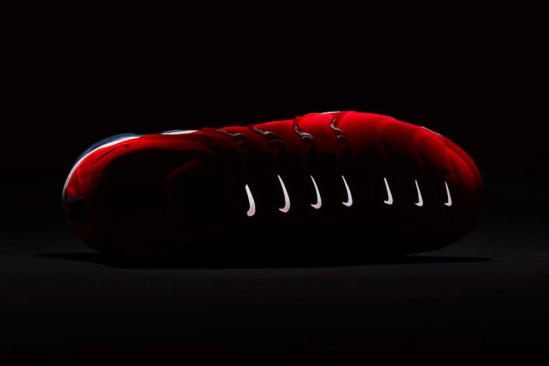 Nike Air VaporMax Plus Bold Red 3M Reflective Swoosh Grey Black