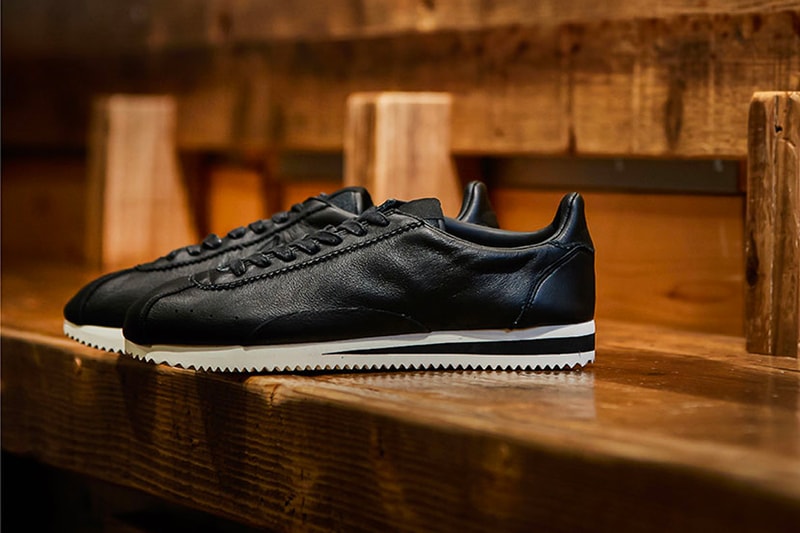 Nike Classic Cortez Premium "Black/Sail" Release