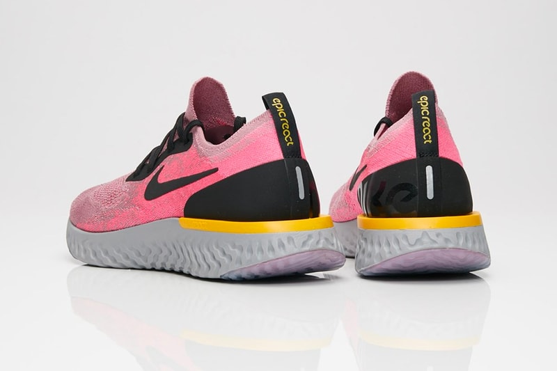 Nike Epic React Plum Dust Release Plum Dust Black Pink Blast Ama Grey Yellow