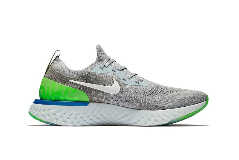 Nike Epic React release info Wolf Grey Dark Stucco Cobalt Blaze Lime Blast