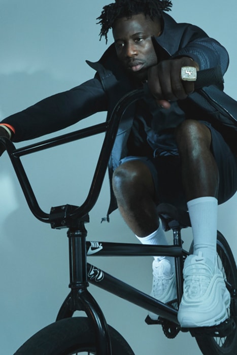 Nike Fall 2018 Collection Lookbook Woven Jacket Windrunner Crew Track Pants Odell Beckham Jr Nigel Sylvester xiao wen ju