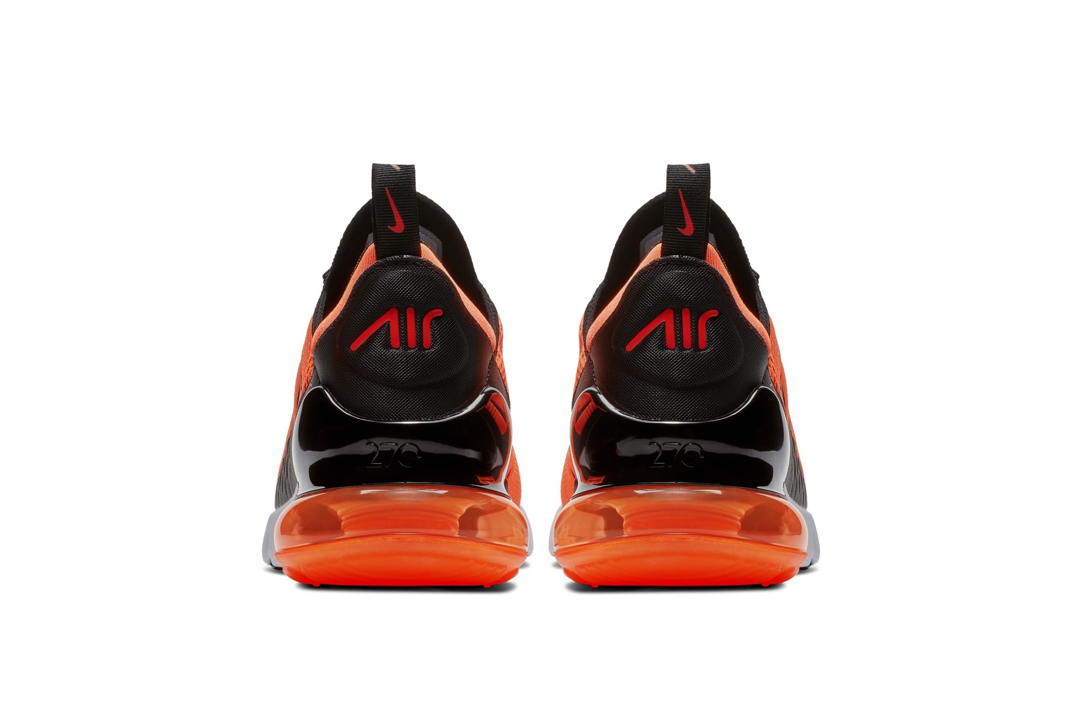 Nike Air Max 270 Total Orange first look release date sneaker colorway TOTAL ORANGE BLACK WHITE CHILE RED