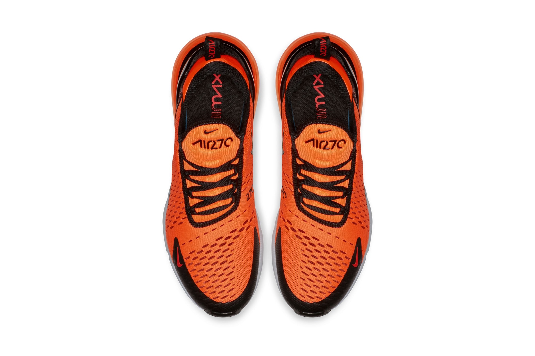 Nike Air Max 270 Total Orange first look release date sneaker colorway TOTAL ORANGE BLACK WHITE CHILE RED