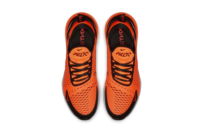 Nike Air Max 270 Total Orange first look release date sneaker colorway TOTAL ORANGE BLACK WHITE CHILE RED