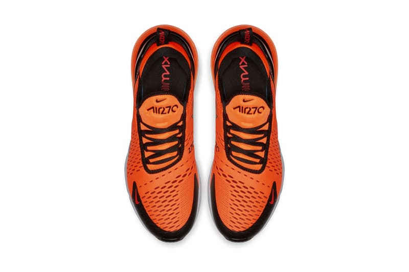 Nike Air Max 270 Total Orange first look release date sneaker colorway TOTAL ORANGE BLACK WHITE CHILE RED
