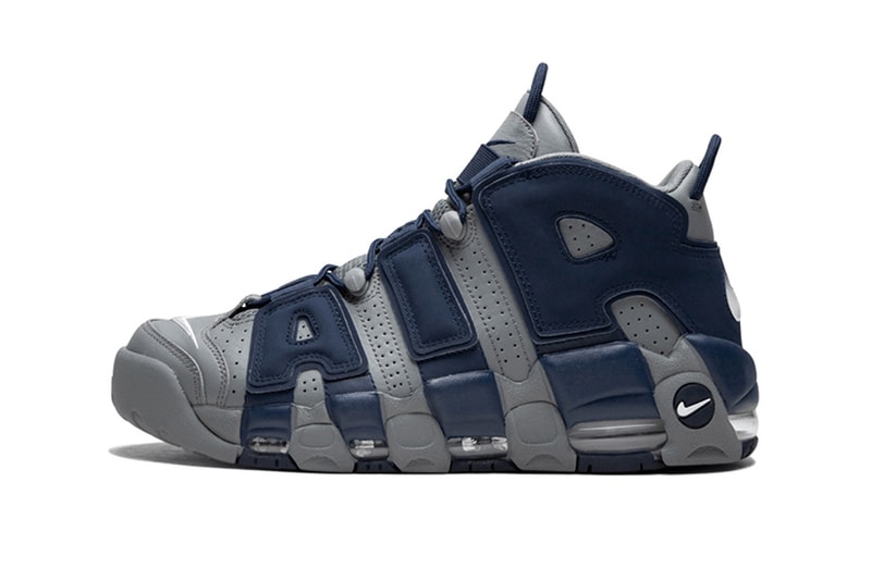 Nike More Uptempo Georgetown Colorway sneakers scottie pippen Georgetown University Sports Basketball Nike Air kicks streetwear hypebeast
