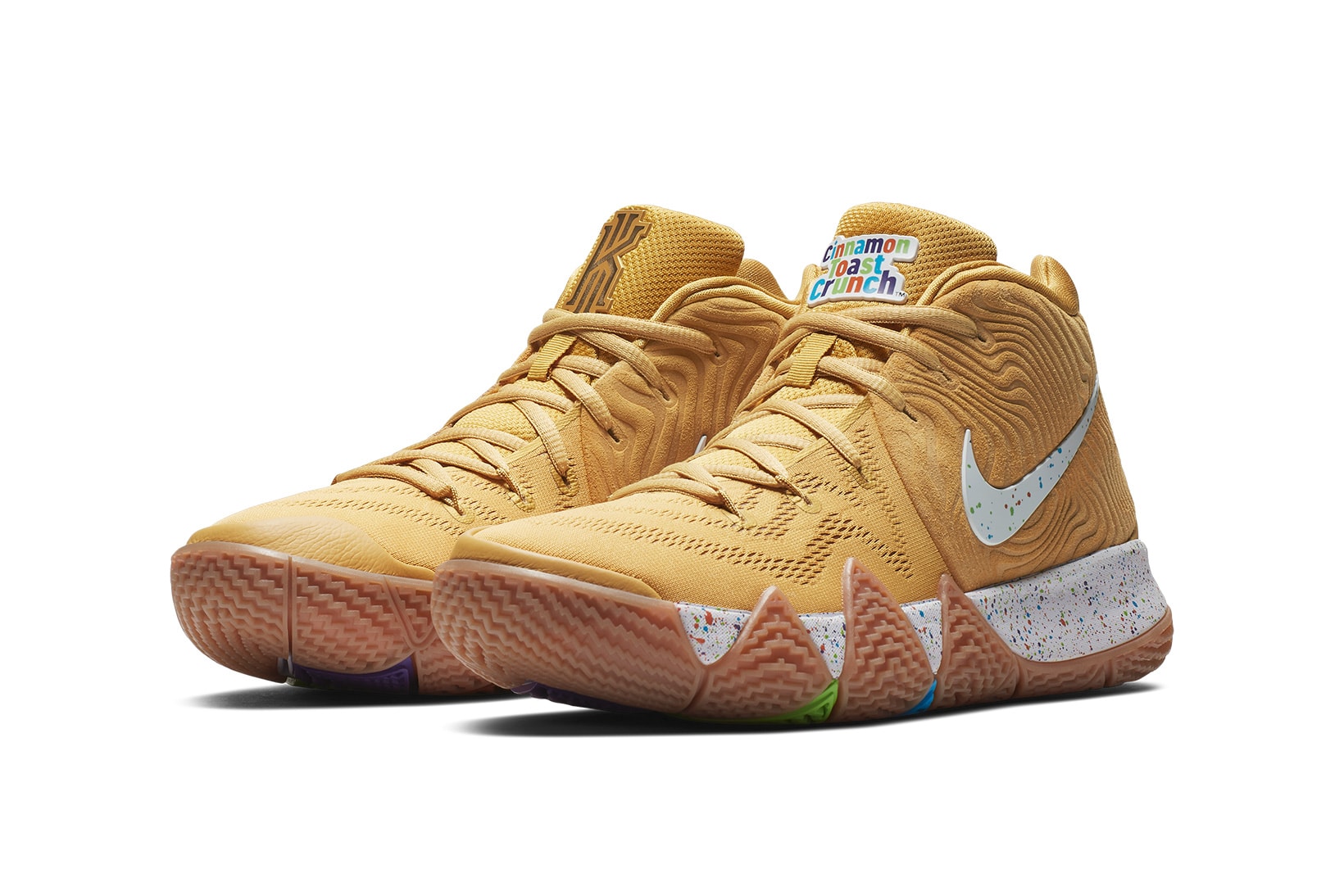NEW Nike Kyrie 4 Kix Cereal Pack Irving Yellow 2018 RARE BV0425-700 Size  13.5