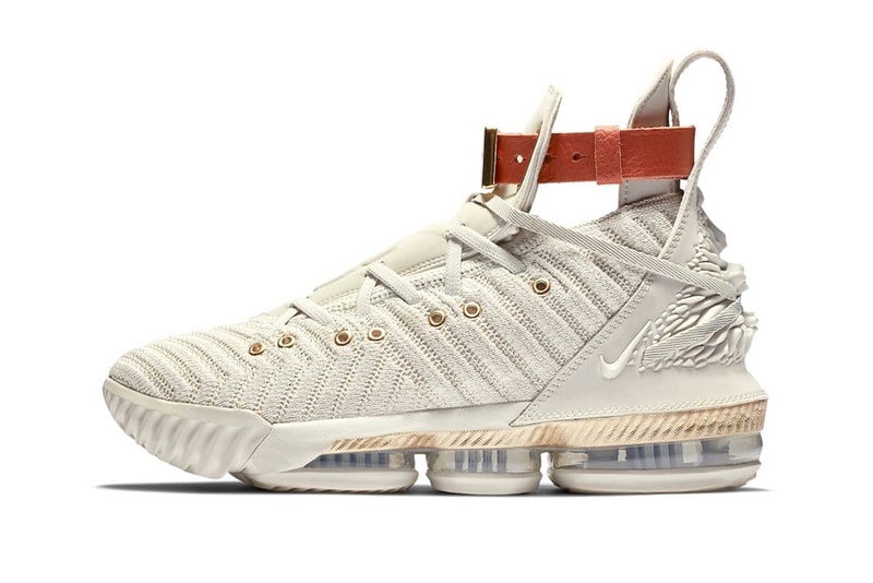 Nike LeBron 16 LMTD HFR Release Vanchetta Tan Harlems Fashion Row James official Look Cream