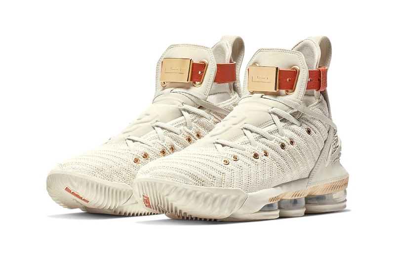 Nike LeBron 16 LMTD HFR Release Vanchetta Tan Harlems Fashion Row James official Look Cream