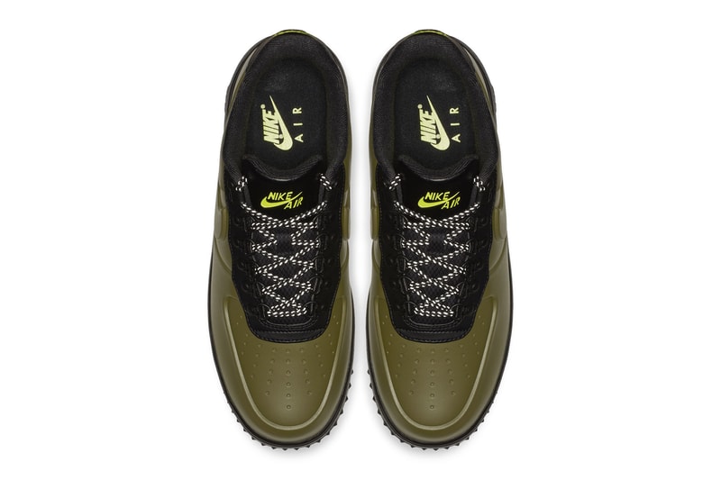 Nike Lunar Force 1 Duckboot Low olive release colorway sneaker hiking price