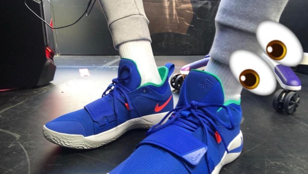 Nike PG 2.5 Sneaker in 'Fortnite' Blue 