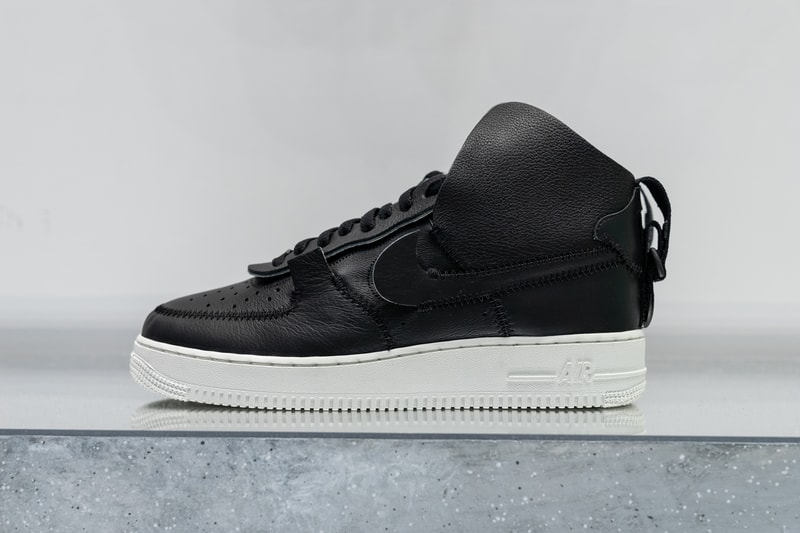 psny nike air force 1 white black grey