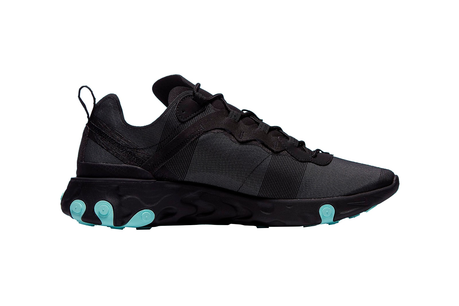 Nike React Element 55 Black White Jade New Colorways Footwear Shoes Sneakers Trainers Cop Purchase Buy 87
