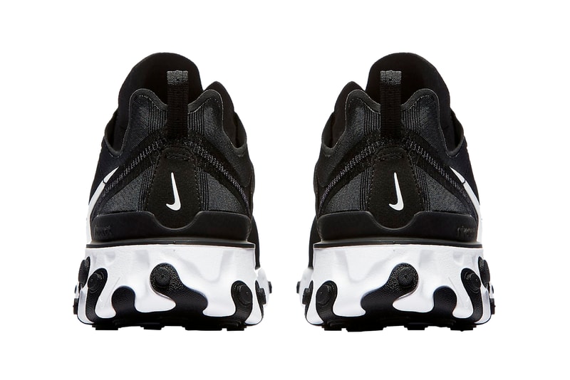 Nike React Element 55 Black White Jade New Colorways Footwear Shoes Sneakers Trainers Cop Purchase Buy 87