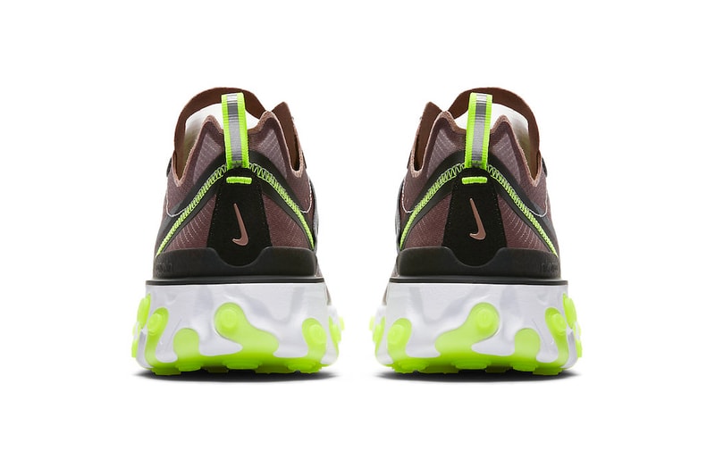 Nike React Element 87 Dark Grey Desert Sand Official Release Date Cool Grey Smokey Mauve Maroon Volt Pure Platinum Photo Blue