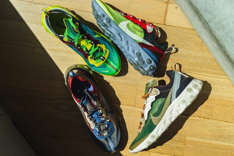 通販低価ナイキ REACT ELEMENT 87 / UNDERCOVER　27.5cm 靴