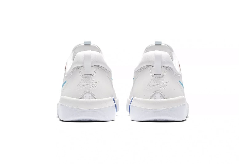 Nyjah Huston Nike SB Nyjah Free Receives a Clean Blue Fury Colorway White