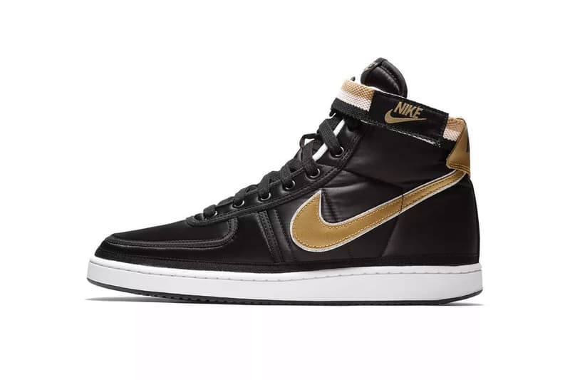 nike vandal supreme black metallic gold university red metallic silver footwear august 2018 nike sportswear