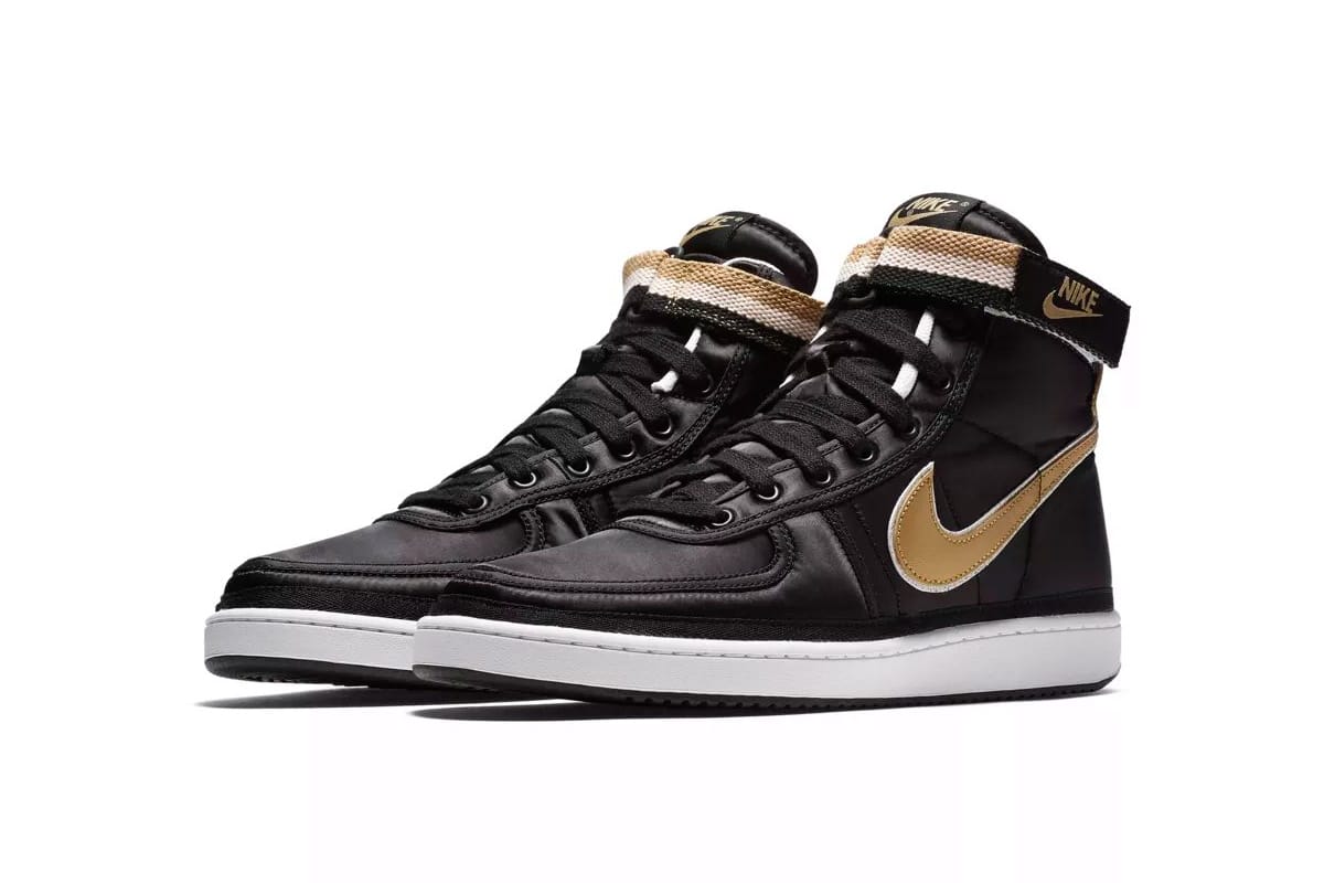 nike vandals black and silver