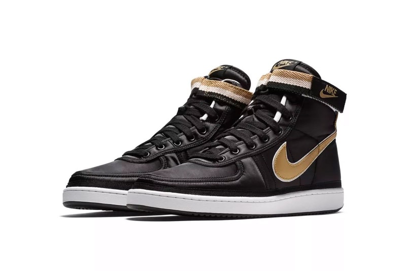 nike vandal supreme black metallic gold university red metallic silver footwear august 2018 nike sportswear