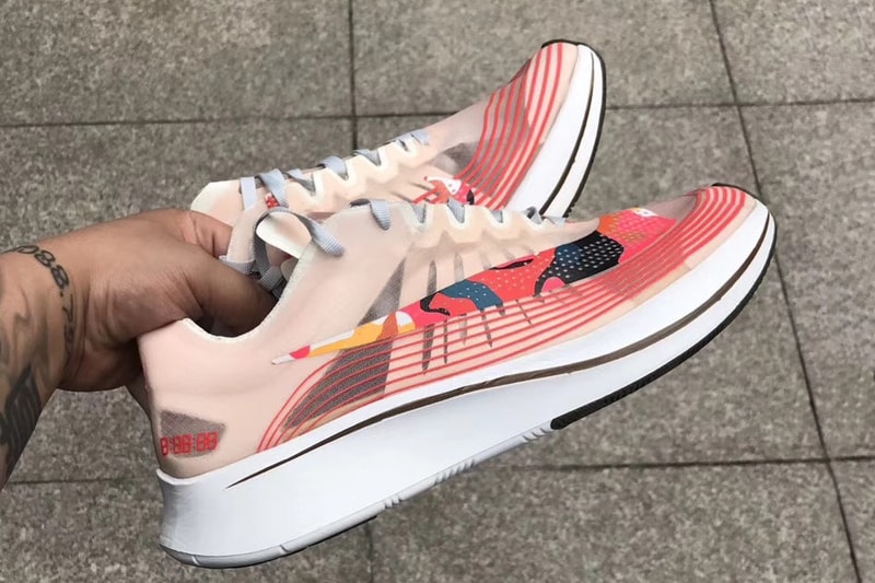 Nike Zoom Fly Camo Swoosh First Look Orange Red Black Pink White