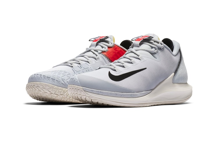 NikeCourt Air Zoom Zero QS Debuts in "Pure Platinum/Red Orbit"