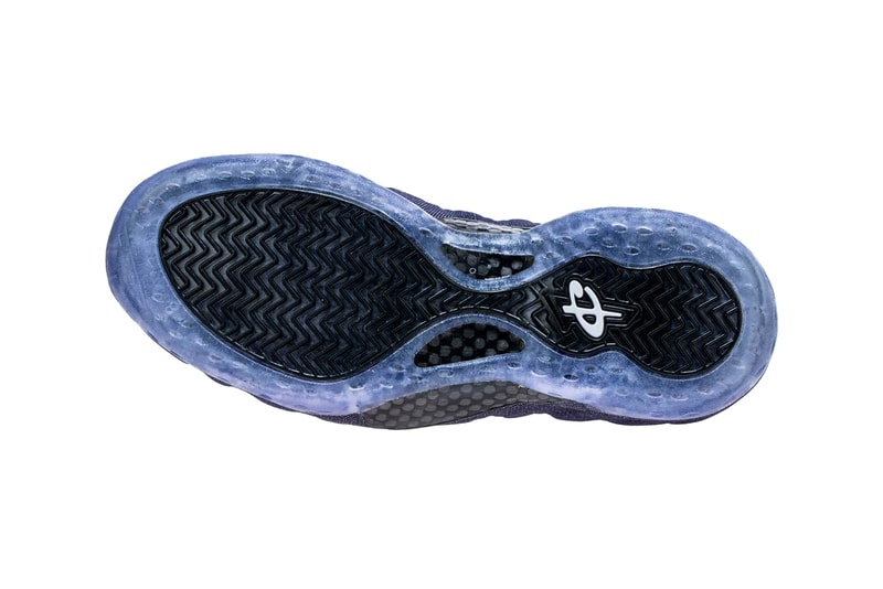 Nike Air Foamposite One Denim Release Date Obsidian Black University Red sneaker colorway