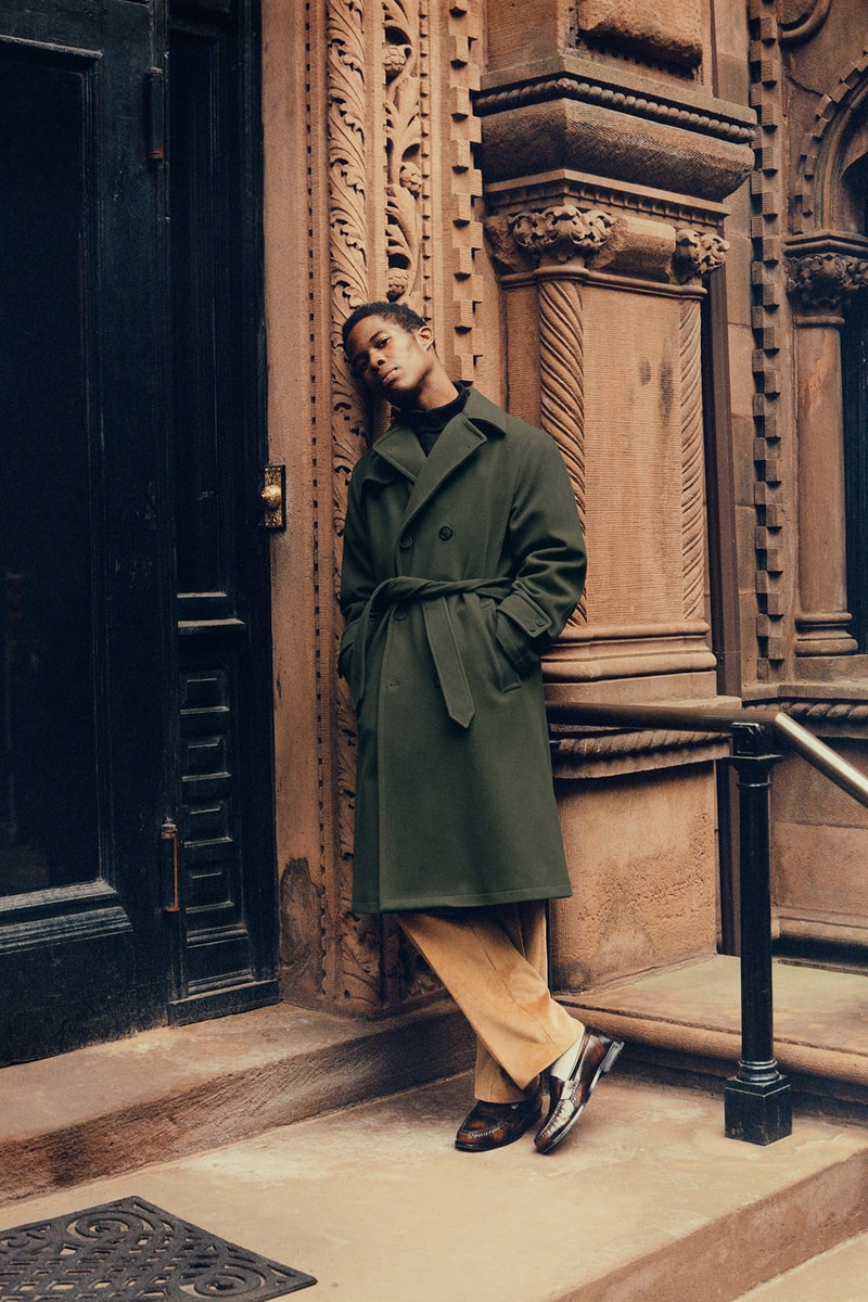 NOAH NYC Fall Winter 2018 Collection Lookbook trad prep ivy league style brendan babenzian knit sweater tee shirt rugby suit sneaker shorts tailoring slacks jeans