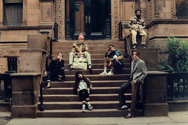 NOAH NYC Fall Winter 2018 Collection Lookbook trad prep ivy league style brendan babenzian knit sweater tee shirt rugby suit sneaker shorts tailoring slacks jeans