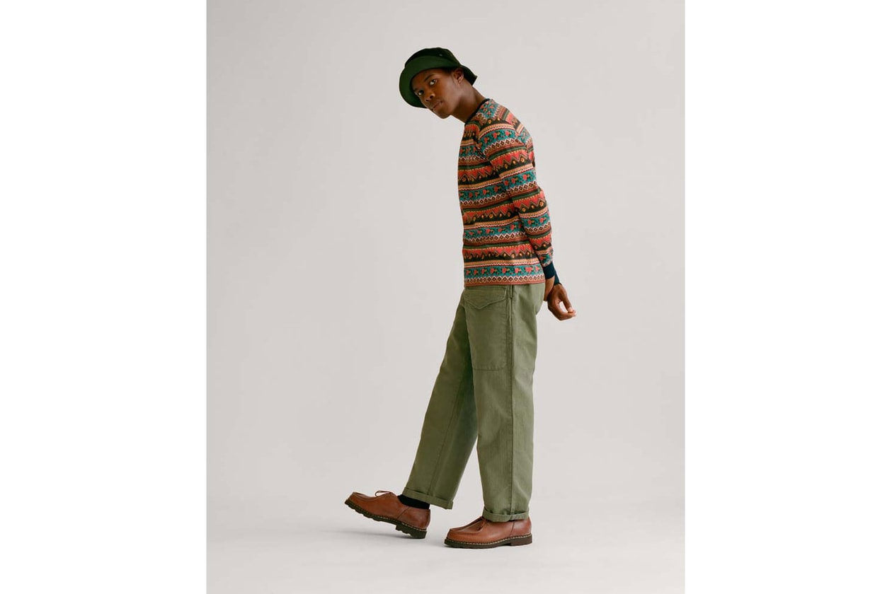 NOAH NYC Fall Winter 2018 Collection Lookbook trad prep ivy league style brendan babenzian knit sweater tee shirt rugby suit sneaker shorts tailoring slacks jeans