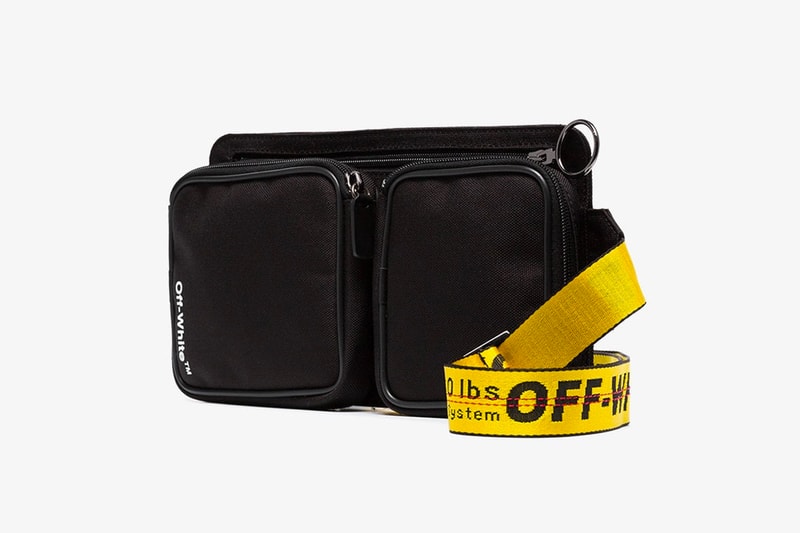 Off-White™ Cordura Logo Print Cross-Body Bag black release info accessories