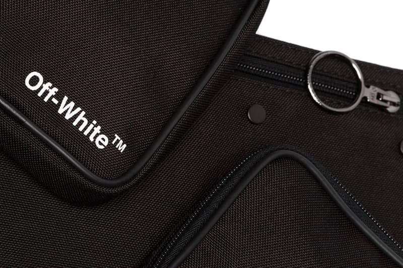 Off-White™ Cordura Logo Print Cross-Body Bag black release info accessories