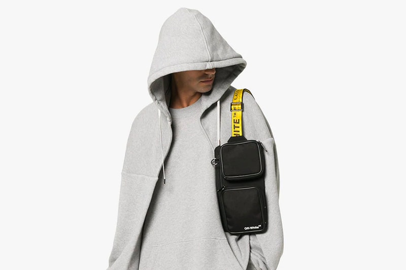 Off-White™ Cordura Logo Print Cross-Body Bag black release info accessories