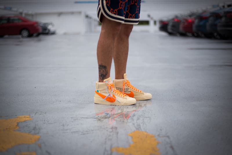 Off White X Nike Blazer Mid All Hallows Eve Review On Feet Youtube