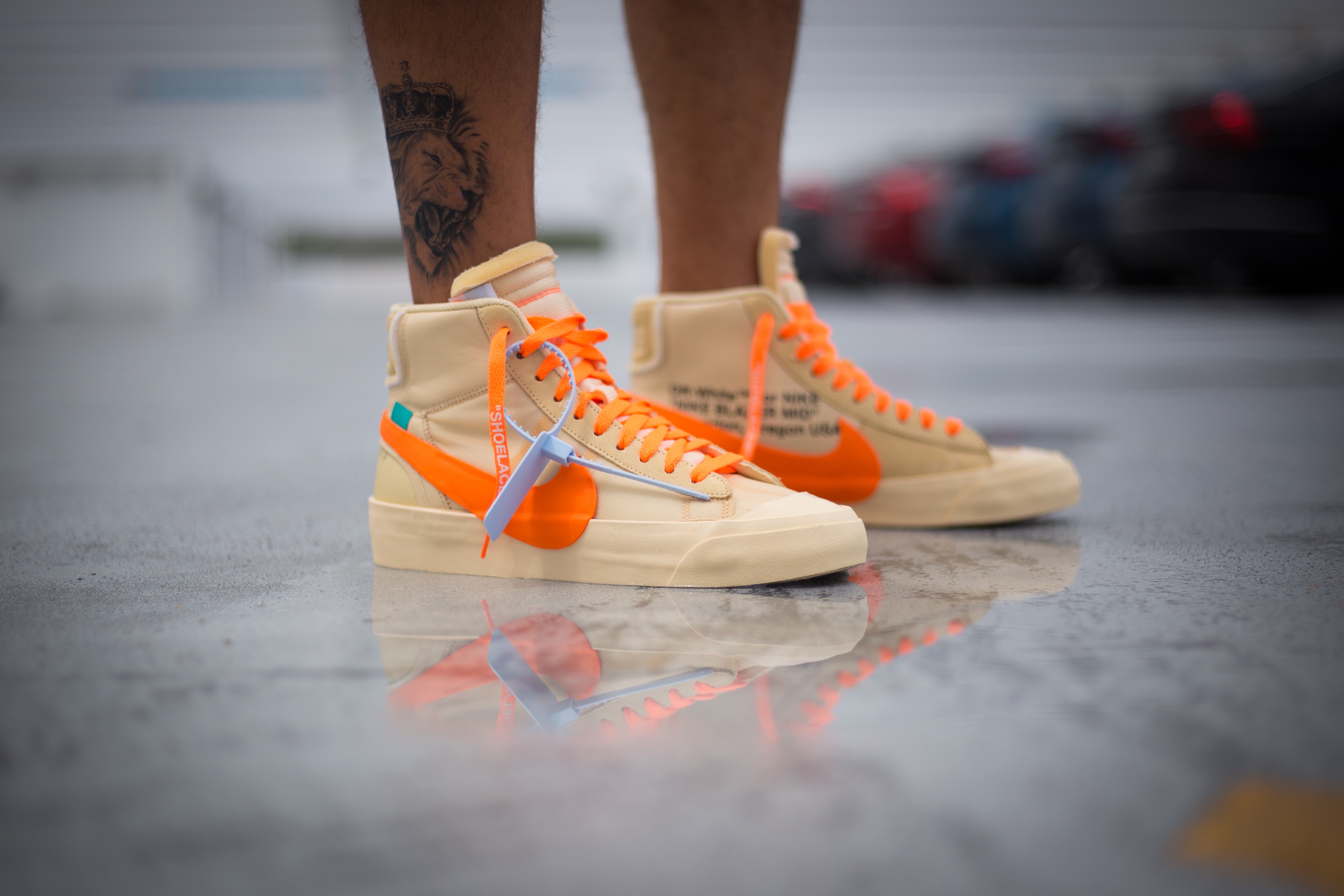 Off-White™ Nike Blazer All Hallow's Eve Foot | Hypebeast