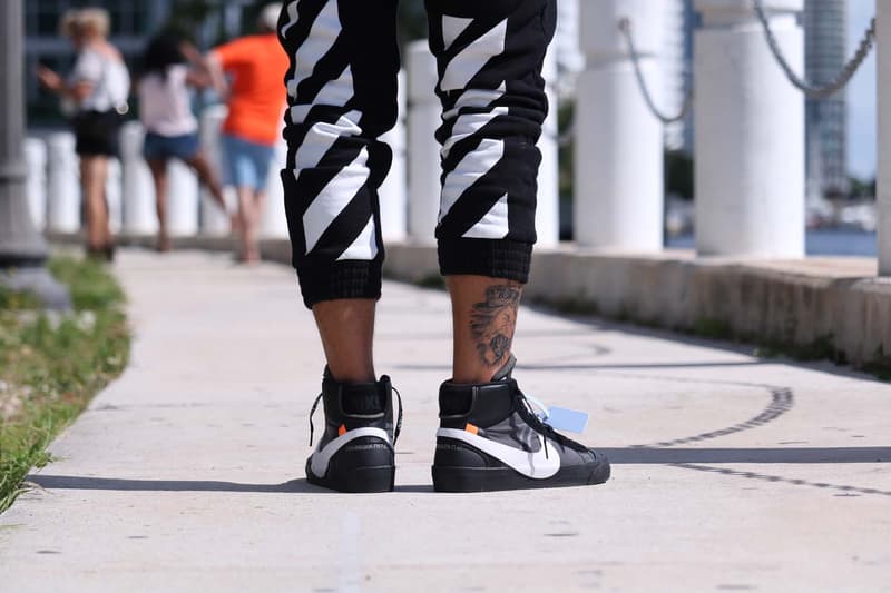 Mantle Ananiver Founder Off-White™ x Nike Blazer Grim Reaper On-Feet | HYPEBEAST