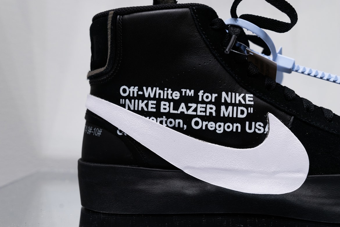 Off White X Nike Blazer Spooky Pack Closer Look Hypebeast