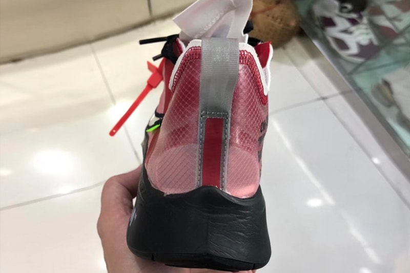 Off White Nike Zoom Fly SP Promo Sample Teaser Virgil Abloh Red Black