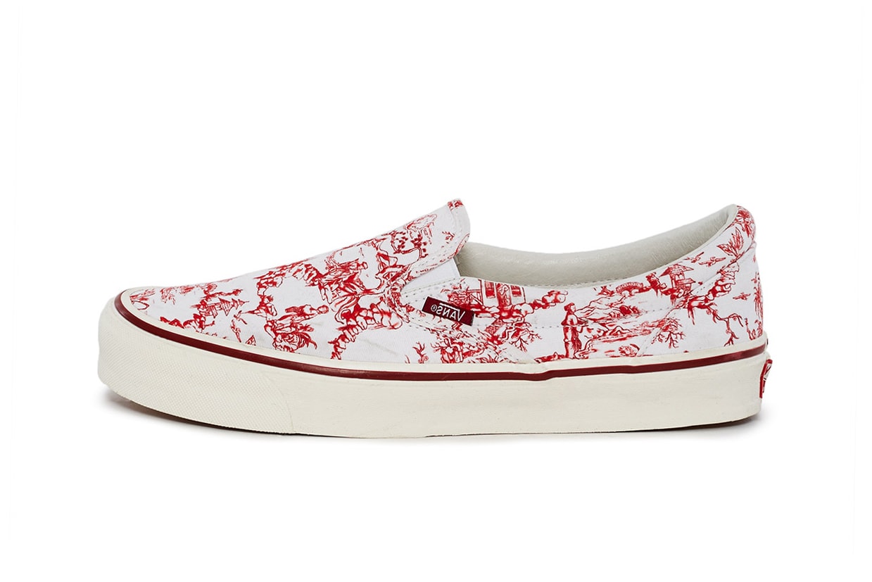 opening ceremony vans toile pack Chinoiserie chinese porcelain pattern texture august 17 drop release date closer look official image lookbook