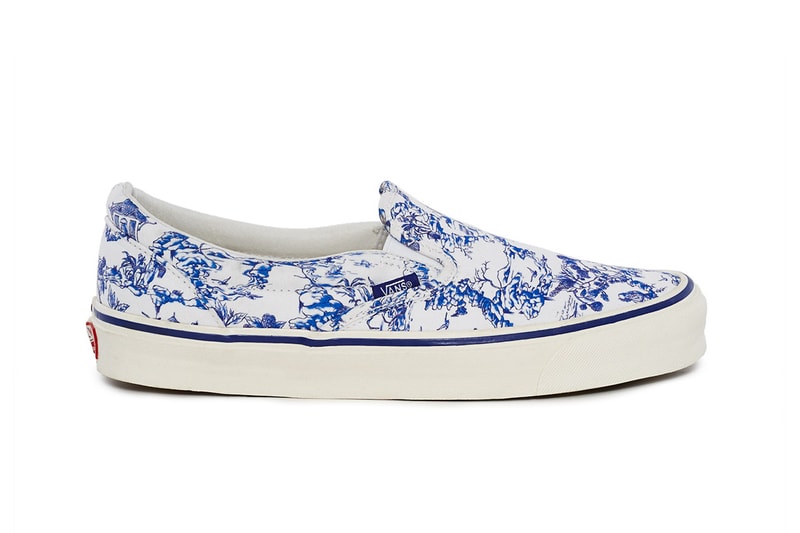 opening ceremony vans toile pack Chinoiserie chinese porcelain pattern texture august 17 drop release date closer look official image lookbook
