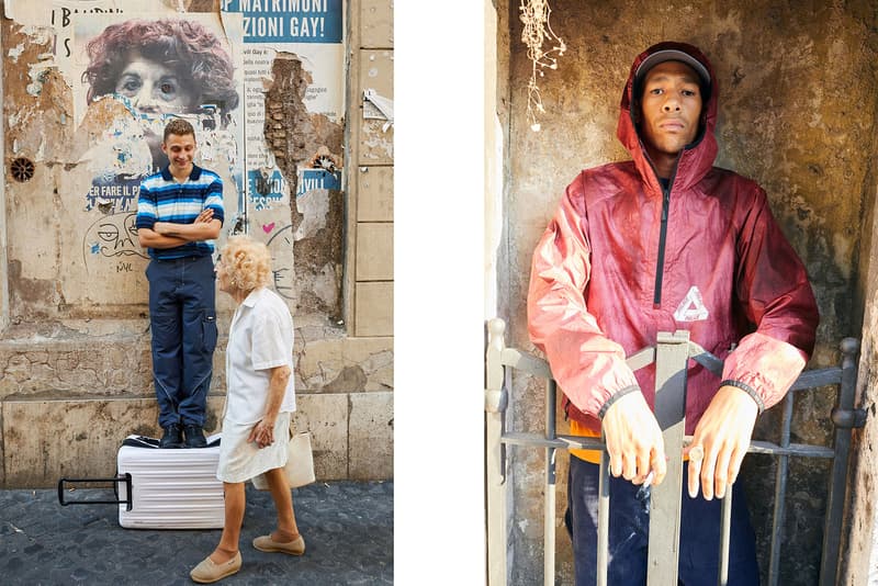 Palace Skateboards Fall Autumn 2018 Juergen Teller Lookbook Clothing Fashion Collection Blondey McCoy Lucien Clarke Rory Milanes Fergus Purcell Lev Tanju Release Information Details New York Tokyo London online web store shirt jacket hoodie T-shirt graphic print