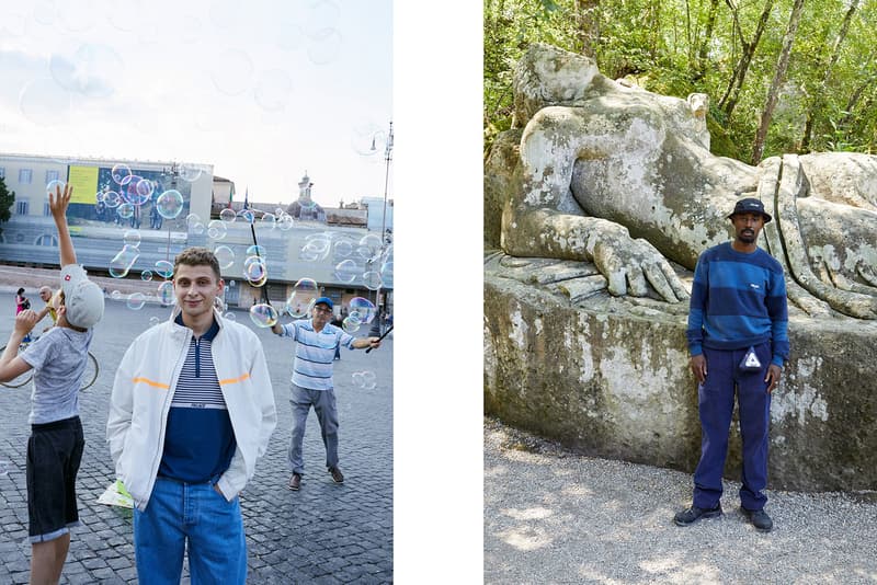 Palace Skateboards Fall Autumn 2018 Juergen Teller Lookbook Clothing Fashion Collection Blondey McCoy Lucien Clarke Rory Milanes Fergus Purcell Lev Tanju Release Information Details New York Tokyo London online web store shirt jacket hoodie T-shirt graphic print