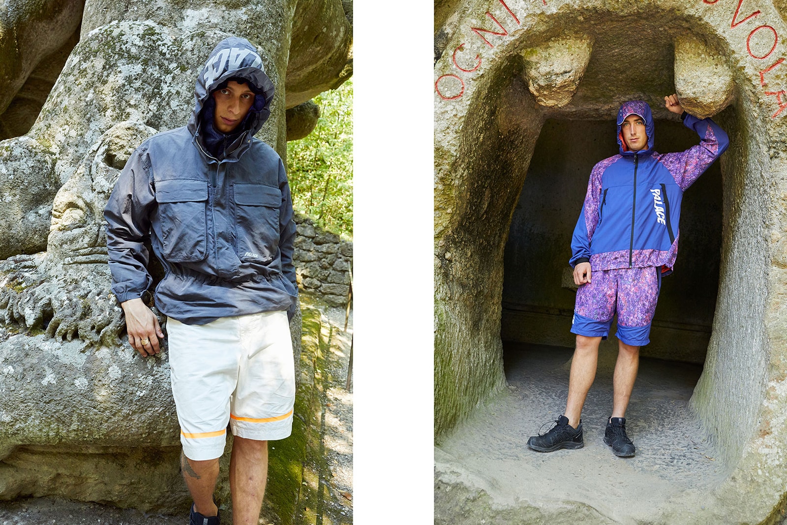 Palace Skateboards Fall Autumn 2018 Juergen Teller Lookbook Clothing Fashion Collection Blondey McCoy Lucien Clarke Rory Milanes Fergus Purcell Lev Tanju Release Information Details New York Tokyo London online web store shirt jacket hoodie T-shirt graphic print
